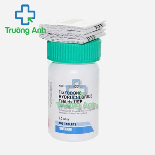 Trazodone Hydrochloride Tablets USP 50mg Teva - Thuốc điều trị bệnh trầm cảm