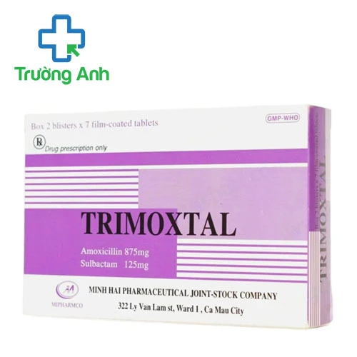 Trimoxtal 875/125 Mipharmco - Thuốc điều trị nhiễm khuẩn hiệu quả