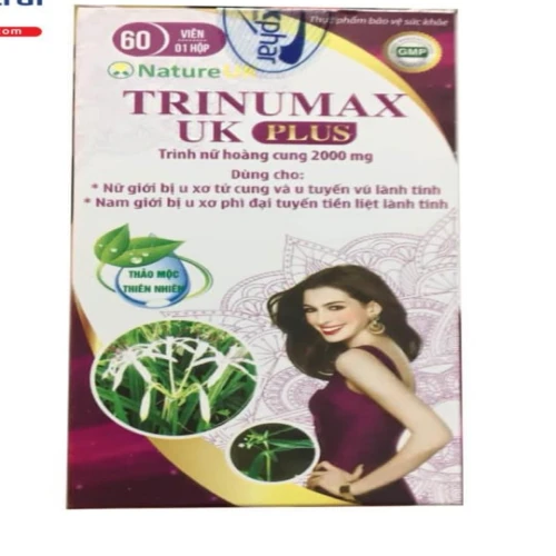Trinumax UK Plus - Hỗ trợ điều trị u nang và u xơ hiệu quả