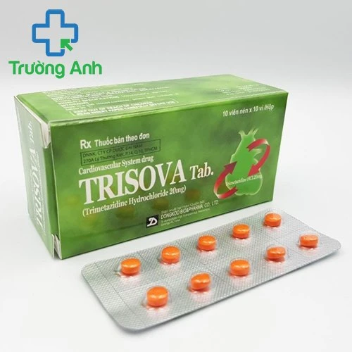 Trisova Tab - Thuốc điều trị cơn đau thắt ngực của Hàn Quốc