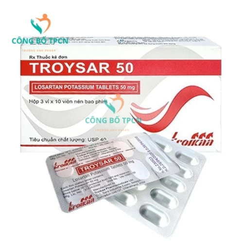 Troysar 50 - Thuốc điều trị tăng huyết áp của Ấn Độ hiệu quả