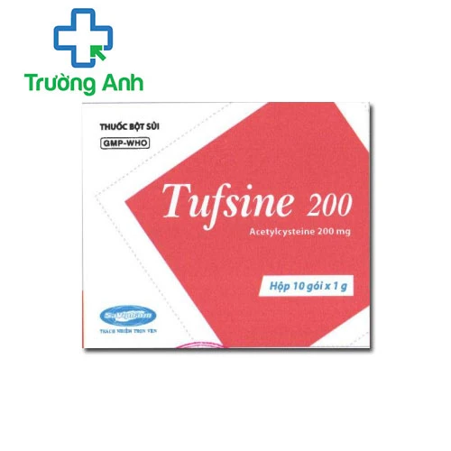 Tufsine 200 Savipharm (bột) - Thuốc điều trị tiêu chất nhầy đường hô hấp