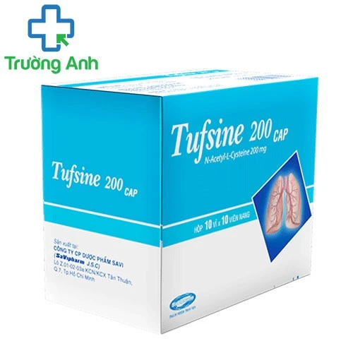 Tufsine 200 Savipharm cap - Thuốc làm tiêu chất nhầy đường hô hấp