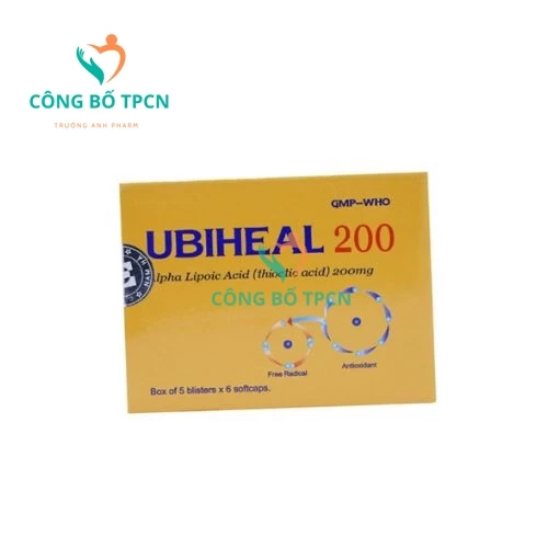 Ubiheal 200 Nam Hà - Thuốc điều trị viêm đa dây thần kinh