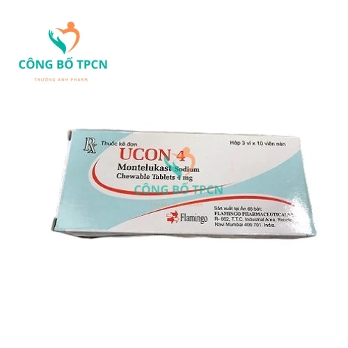 Ucon 4 - Thuốc điều trị bệnh hen suyễn, viêm mũi dị ứng hiệu quả