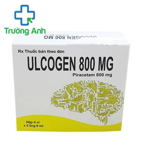 Ulcogen 800mg - Thuốc điều trị tai biến mạch máu não, tổn thương não