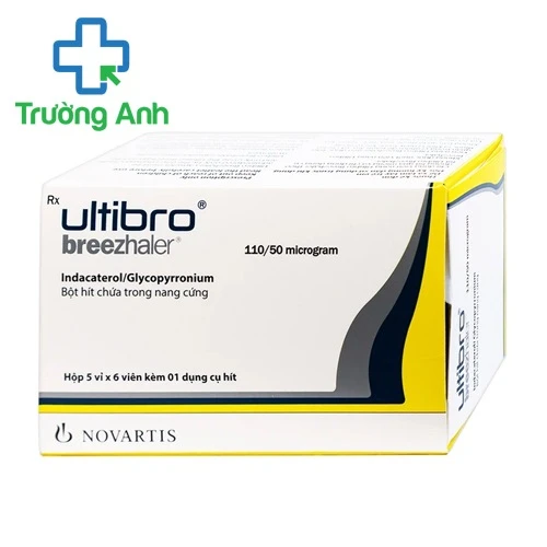 Ultibro Breezhaler - Thuốc điều trị bệnh phổi tắc nghẽn hiệu quả