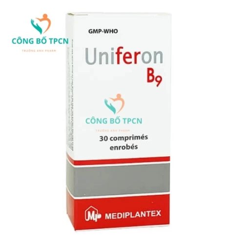 Uniferon B9 - Thuốc điều trị thiếu máu, thiếu sắt