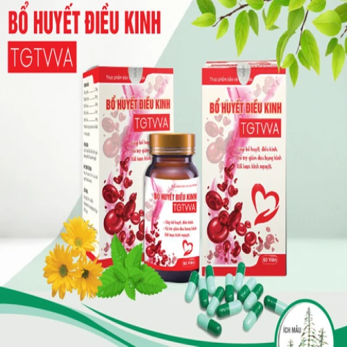 Bổ huyết điều kinh TGTVVA - Thực phẩm chức năng hỗ trợ bổ huyết