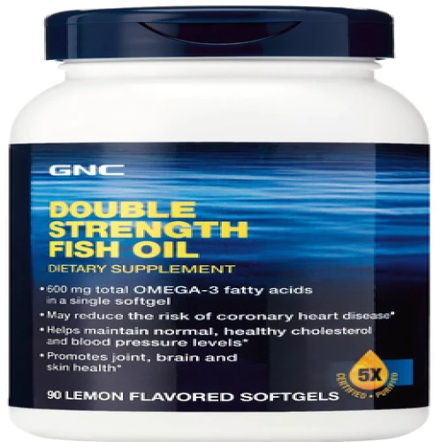 Double Strength Fish Oil - Thực phẩm chức năng giảm cholesterol