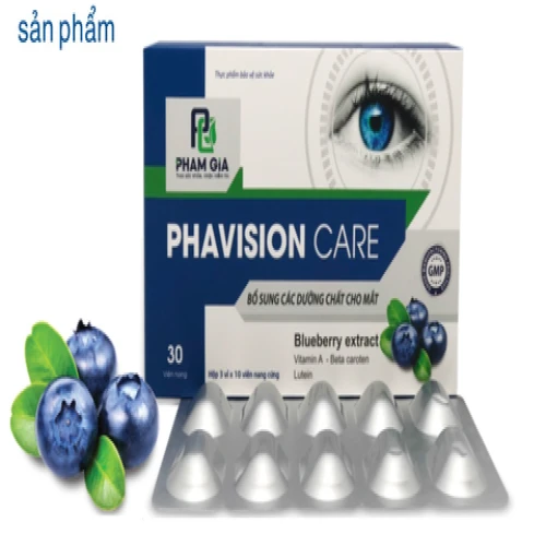 Phavision Care - Thực phẩm chức năng bổ sung dưỡng chất cho mắt