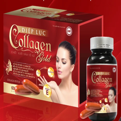 Diệp lục collagen gold - Thực phẩm cải thiện nội tiết tốt nữ