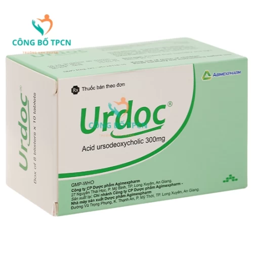 Urdoc 300mg - Thuốc điều trị bệnh viêm túi mật, sỏi mật hiệu quả