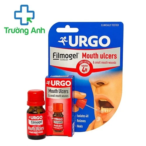 Urgo Mouth Ulcers, Filmogel 6ml - Giảm đau, bảo vệ vết thương hiệu quả