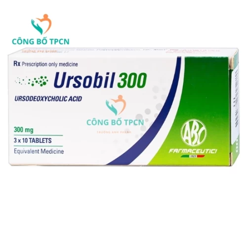 Ursobil 300mg ABC Farmaceutici - Thuốc điều trị xơ gan mật hiệu quả