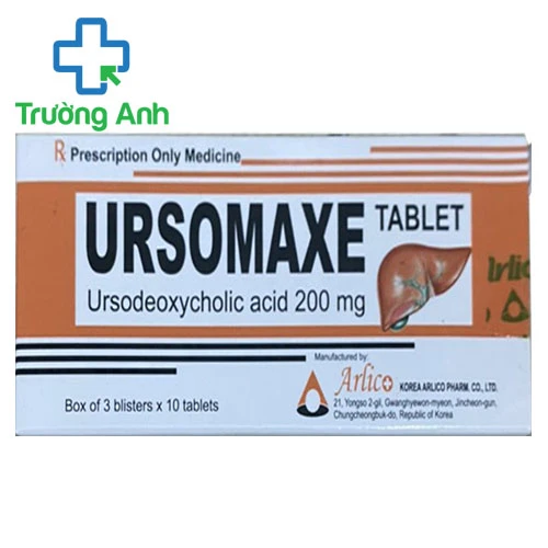 Ursomaxe Tablet - Thuốc điều trị sỏi túi mật, rối loạn gan mật của Korea