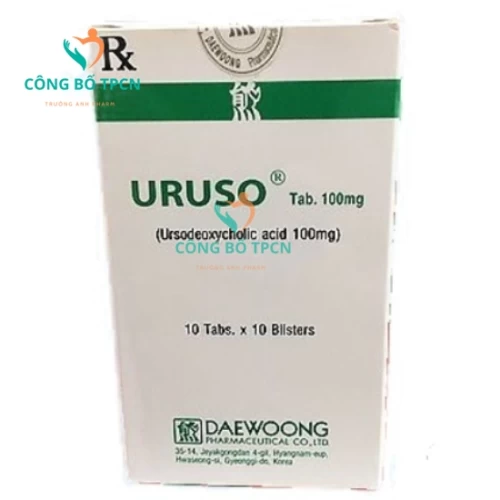 Uruso 100mg - Thuốc điều trị sỏi mật, sơ gan hiệu quả