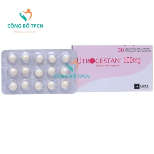 Utrogestan 100mg - Thuốc điều trị rối loạn kinh nguyệt hiệu quả