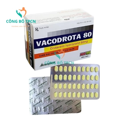 Vacodrota 80 - Thuốc điều trị đau do cơ trơn thắt