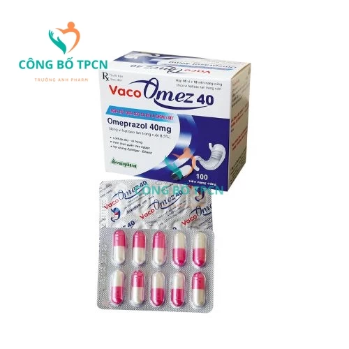 Vacoomez 40 - Thuốc điều trị viêm loét dạ dày tá tràng