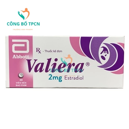 Valiera - Thuốc điều trị bệnh liên quan đến thiếu hụt esatrogen