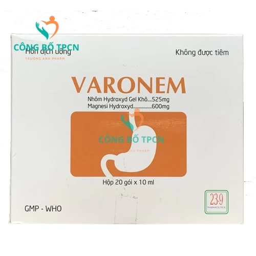 Varonem - Giúp hỗ trợ điều trị trào ngược dạ dày thực quản hiệu quả