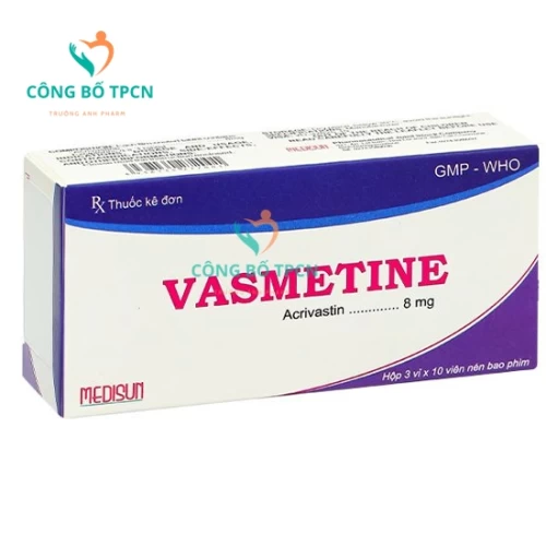 Vasmetine - Thuốc điều trị viêm mũi dị ứng hiệu quả của Medisun