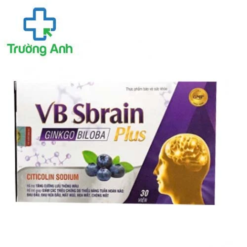 Vb Sbrain Plus - Hỗ trợ tăng cường lưu thông máu