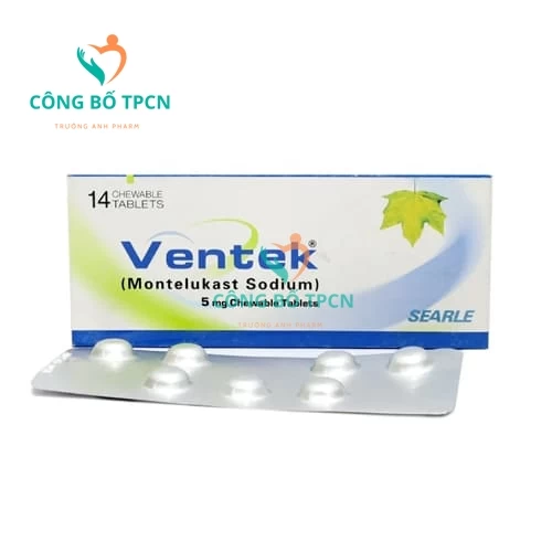 Ventek 5mg Pakistan - Thuốc điều trị hen phế quản hiệu quả