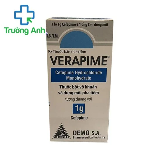 Verapime 1g - Thuốc điều trị nhiễm khuẩn hiệu quả của Hy Lạp