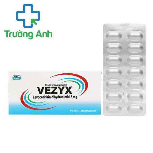 Vezyx - Thuốc điều trị viêm mũi dị ứng, giảm triệu chứng mày đay