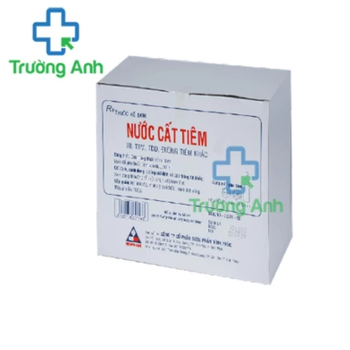 Nước cất tiêm 10ml Vinphaco - Dung môi pha loãng chế phẩm