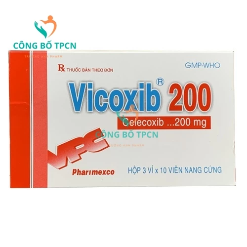 Vicoxib 200 VPC - Thuốc chống viêm, giảm đau hiệu quả