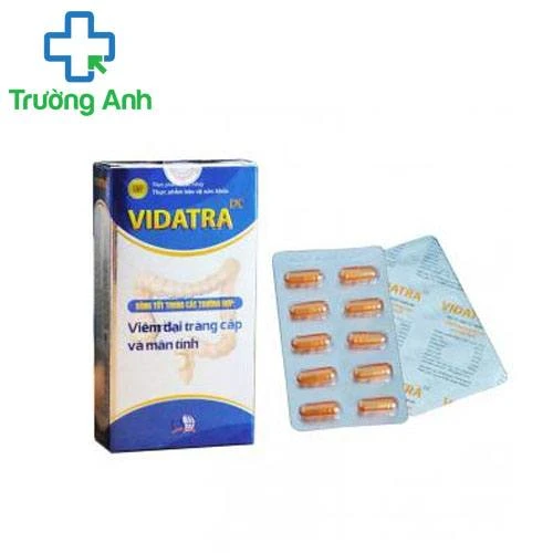 Vidatra - Hỗ trợ điều trị viêm đại tràng, rối loạn tiêu hóa