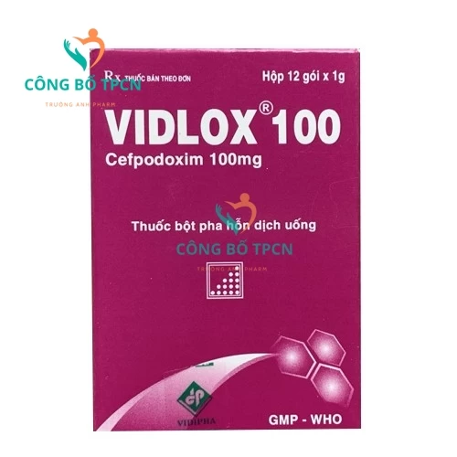 Vidlox 100 Vidipha - Thuốc điều trị nhiễm khuẩn