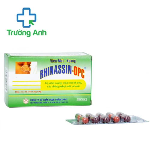 Viêm mũi-xoang Rhinassin-OPC - Thuốc điều trị viêm mũi dị ứng