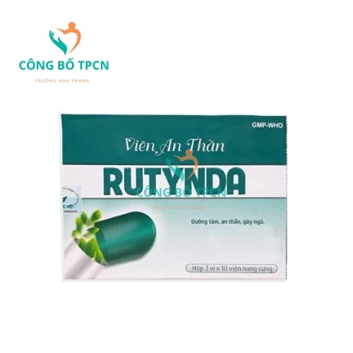 Viên an thần Rutynda Đông Dược Việt - Thuốc hỗ trợ an thần