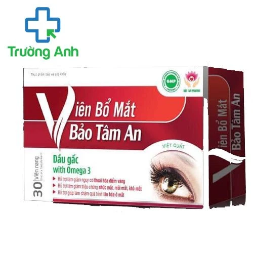 Viên Bổ Mắt Bảo Tâm An - Tăng cường thị lực, giảm thoái hóa điểm vàng