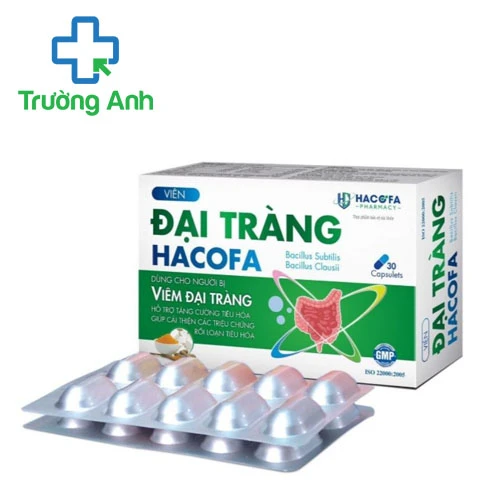 Viên đại tràng Hacofa – Hỗ trợ giảm triệu chứng viêm đại tràng hiệu quả