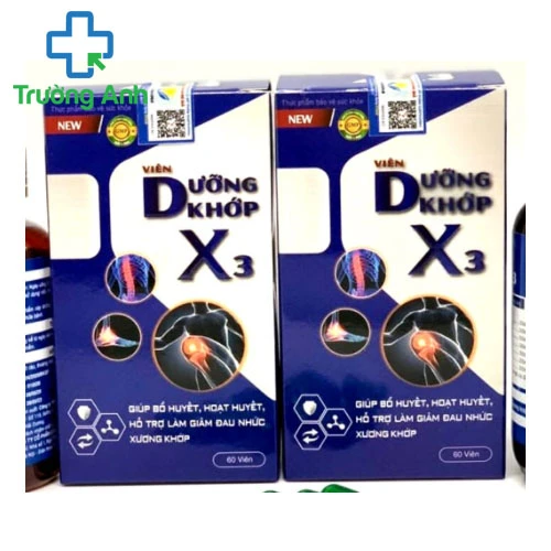 Viên Dưỡng Khớp X3 - Giúp hỗ trợ bổ huyết hiệu quả