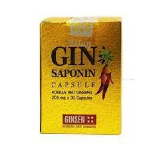  Viên hồng sâm GIN- Saponin Capsule - tăng cường sức khỏe, hỗ trợ nâng cao sức đề kháng