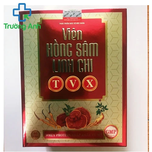 Viên Hồng Sâm Linh Chi TVX - Nâng cao sức đề kháng