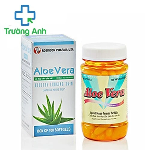 Viên nang mềm Aloe Vera - Giúp dưỡng ẩm, mờ sẹo, chống lão hóa da