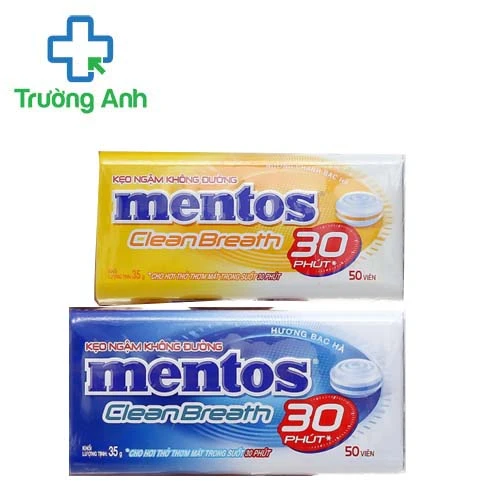 Viên ngậm Mentos - Giúp làm sạch răng miệng toàn diện