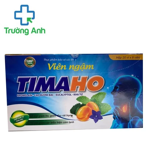 Viên ngậm Timaho - Giúp giảm ho, giảm đau rát họng hiệu quả