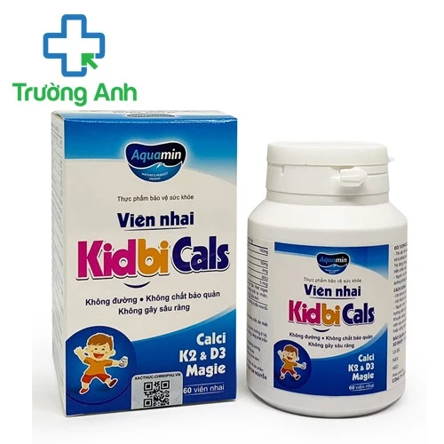 Viên nhai Kidbi Cals - Giúp bổ sung calci, magnesi và khoáng chất