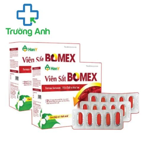 Viên Sắt Bomex Santex - Hỗ trợ bổ sung sắt cho cơ thể