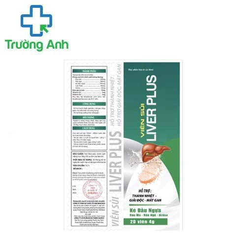 Viên sủi liver plus - Hỗ trợ thanh nhiệt, giải độc, mát gan