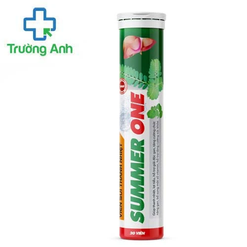 Viên sủi thanh nhiệt Summer One - Hỗ trợ tăng cường chức năng gan