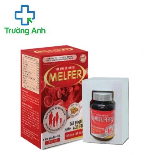 Viên uống bổ sung sắt Melfer - Giúp bổ sung acid folic cho cơ thể